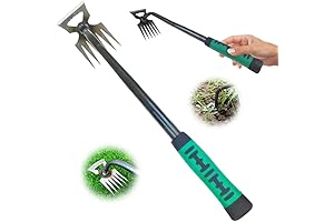 Darlac Premium Ergonomic Weed Puller, Uprooting Weeding Tool, All-in-One Multifunctional Jardineer Manual...