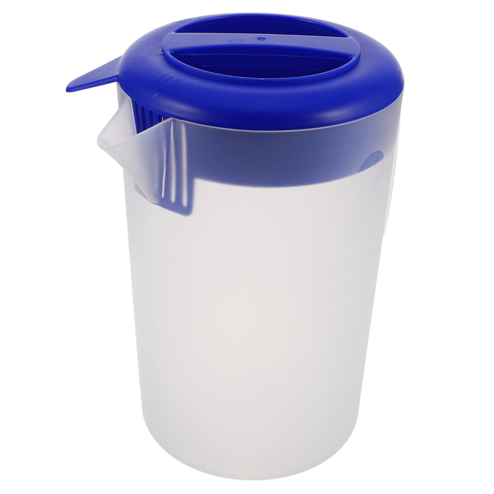 STOBAZA Caraffa in Plastica con Coperchio Ergonomica Trasparente e Compatibile Frigorifero per Succhi Tè Freddi e Bevande Miste