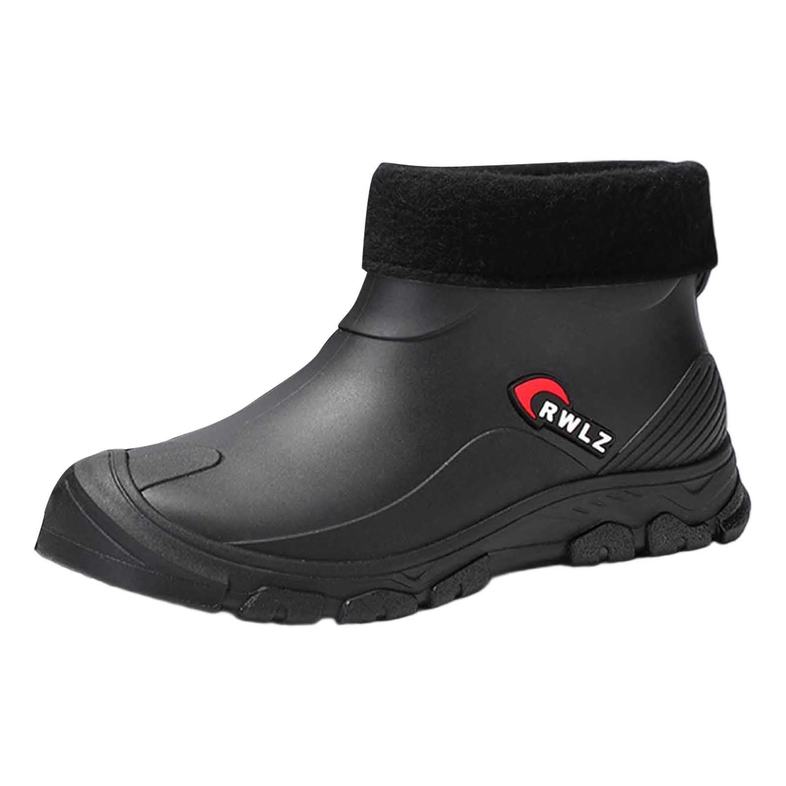 Gartenschuhe Arbeit Herren Gummischuhe Leicht Erwachsene Wasserdicht Gummistiefel Damen Freizeit Regenstiefel Garten Stiefeletten Winter