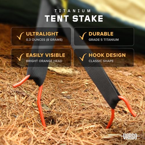 Vargo Titanium Shepherd's Hook Stakes
