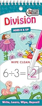 Spiral-bound Tall Wipe-Clean: Division Book