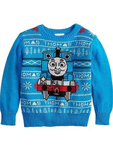 Jumping Beans Toddler Holiday Knit Ugly Sweater (2T, Thomas)