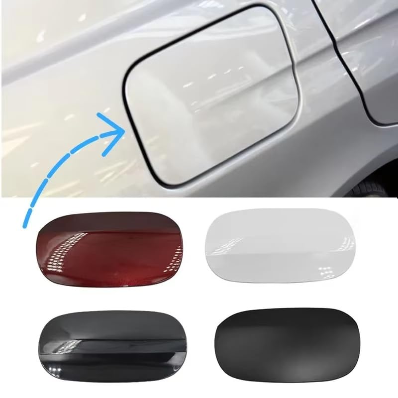 Tapón de aceite del motor Cubierta De Tanque Combustible Exterior Coche Para Benz Para Clase E Para W213 E200L E300L E320L E260L 2016-2021(White)