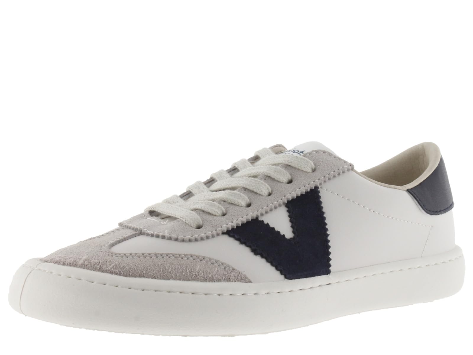 victoria Barefoot ELM Leather Effect & Slim Sports Flat Unisex, Navy, 8.5 UK