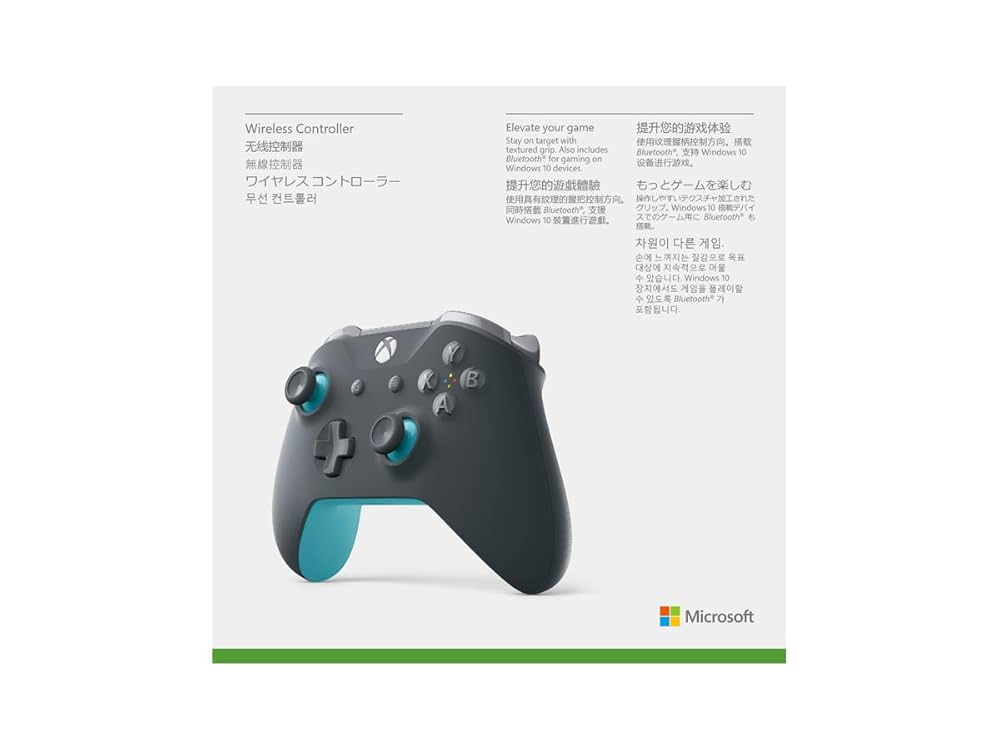 Amazon | Xbox ワイヤレス コントローラー (グレー/ブルー
