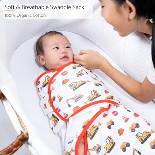 Image of LollyBanks Newborn Swaddle,100% Organic Cotton Baby Swaddle for Newborn