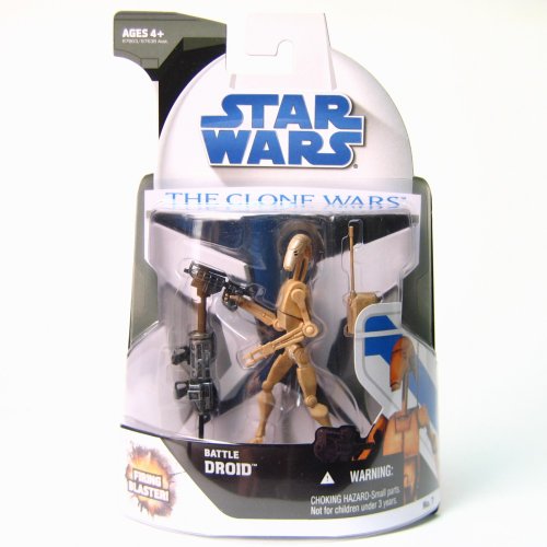 Hasbro Star Wars 3.75 Clone Wars Basic Figure:Battle Droid