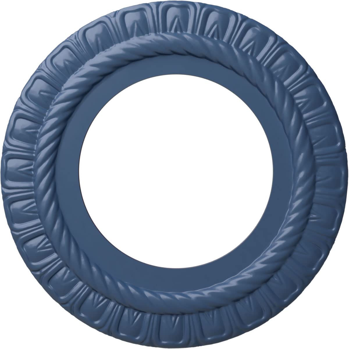 Ekena Millwork CM10CLAMF 10-5/8" x 5-3/4" x 1/2" Claremont Ceiling Medallion, Americana