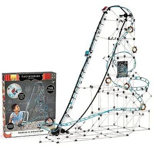 Amazon.com | FAO Schwarz Build-A-Coaster 736 Pices Construction