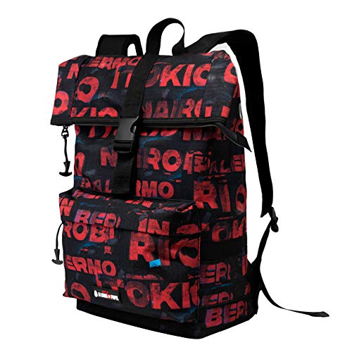 KARACTERMANIA la Casa de Papel Cities - Mochila Flap, Multicolor