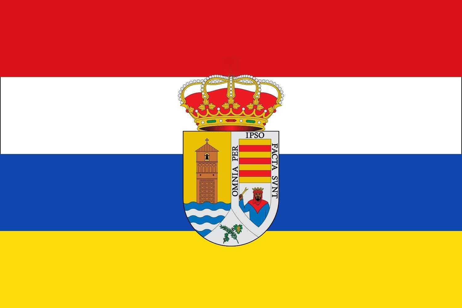 Drapeau de prestige Árchez Málaga grande taille aux finitions renforcées
