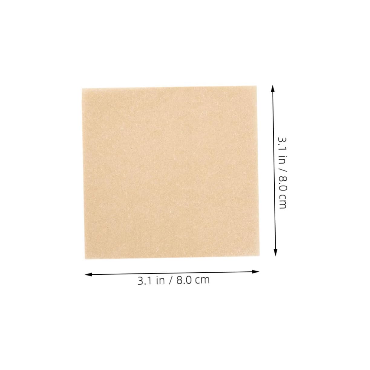 CIYODO Food Patties Paper Liners 500pcs Paper Sheets 8x8cm Square Greaseproof Oil Resistant Versatile for Sandwiches Cakes Chips