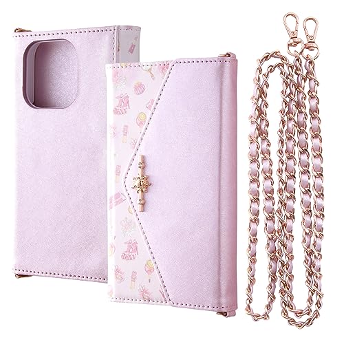 デジタルアルキミスト iPhone 15 Pro ケース ディズニー 手帳型 レザーケース Collet ショルダーストラップ付き ラプンツェル