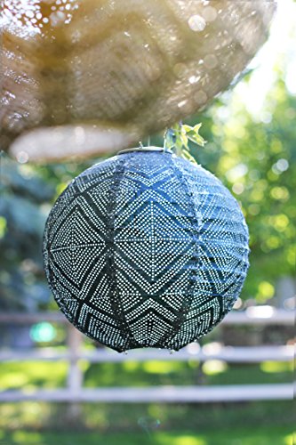 image for Allsop 31407 Soji Stella Boho Handmade LED Outdoor Solar Lantern, 12X1