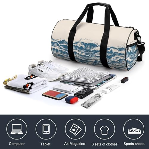 Sac de voyage vagues océaniques : la solution gain de place pour le week-end - 4