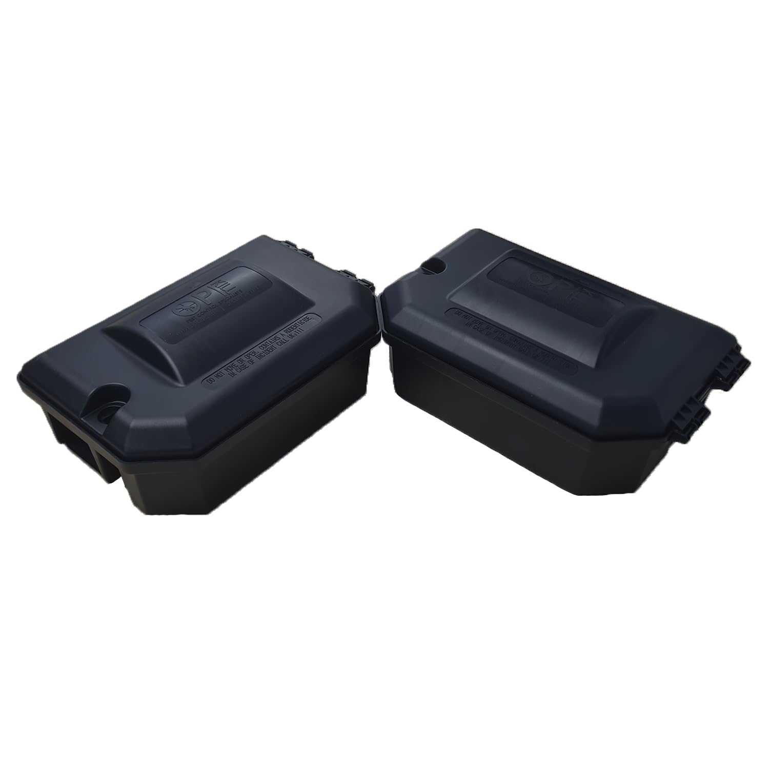 2x Opkill Lockable Rat & Mouse Bait Box Stations for the Safe Control of Poison & Pest Traps, Heavy Duty Tamper Resistant for Outdoor Usage (Empty) (2x Rat Box)