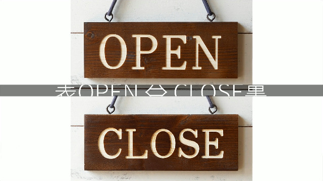 Amazon | 木製オープン看板 (幅24cmブラウン) 表にOPEN 裏にCLOSEが