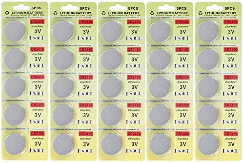Fortune 25 Pack CR2450 Battery 3v Lithium CR 2450