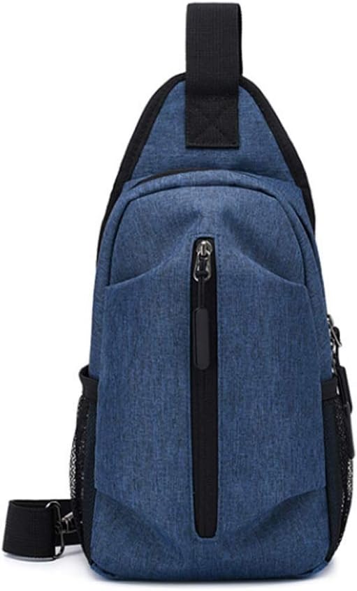 New Chest Bag Men's Messenger Bag Canvas Shoulder Bag Diagonal Chest Bag Casual Small Backpack Men