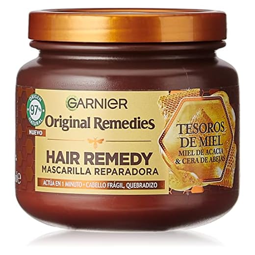 Garnier Original Remedies Tesoros de Miel Mascarilla capilar pelo dañado - 320 ml