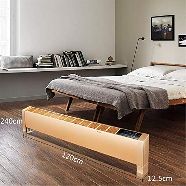 Riscaldatori elettrici Riscaldatori elettrici Riscaldatori a convezione a battiscopa, battiscopa intelligente Riscaldatore a convettore casa, riscaldamento di tutta la casa, temperatura costante, con