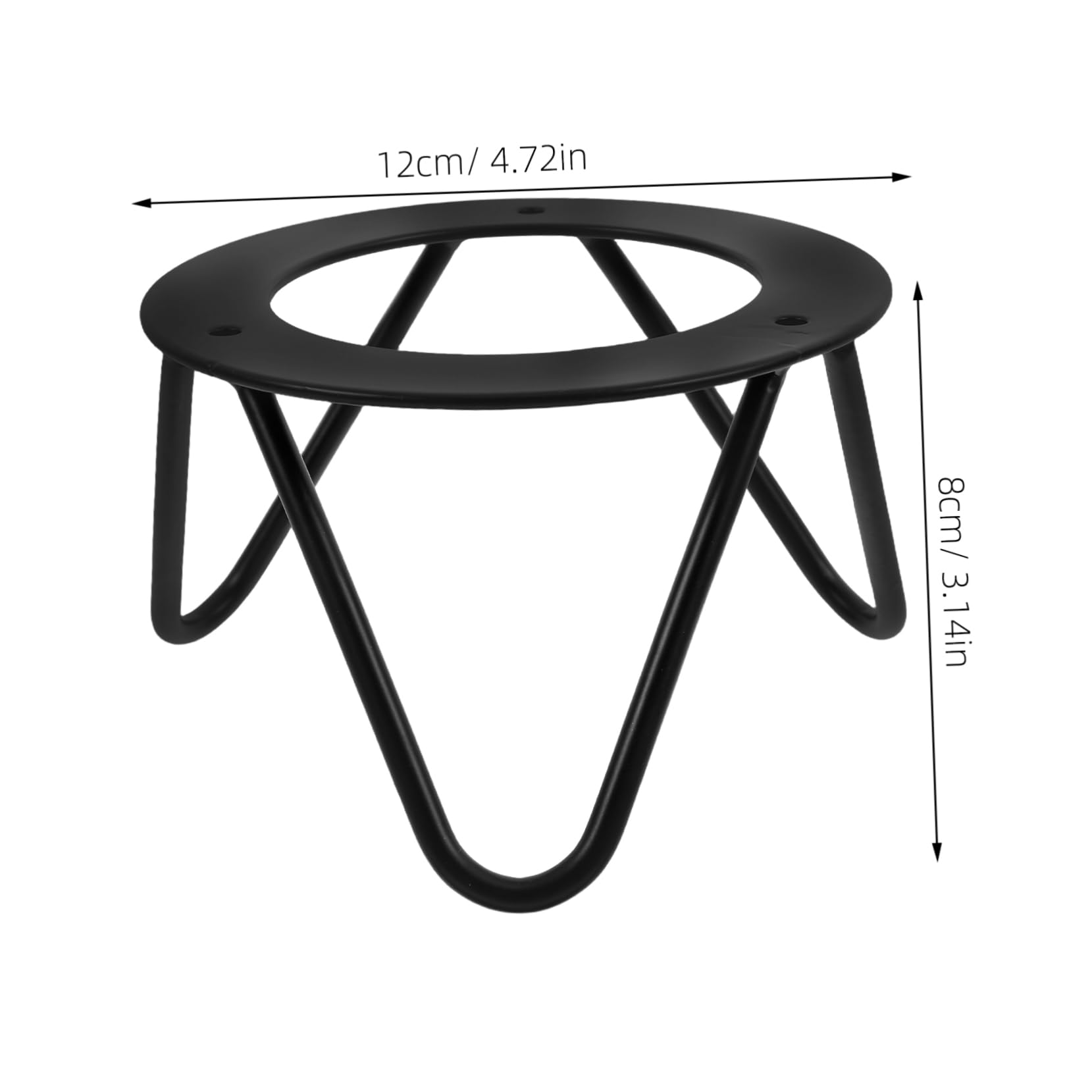 BESTYASH Metal Iron Plate Stand for Food Trays and Flower Pots Display Holder for Kitchen Countertop Easy Assembly Versatile Design for Plates and Decorative Items