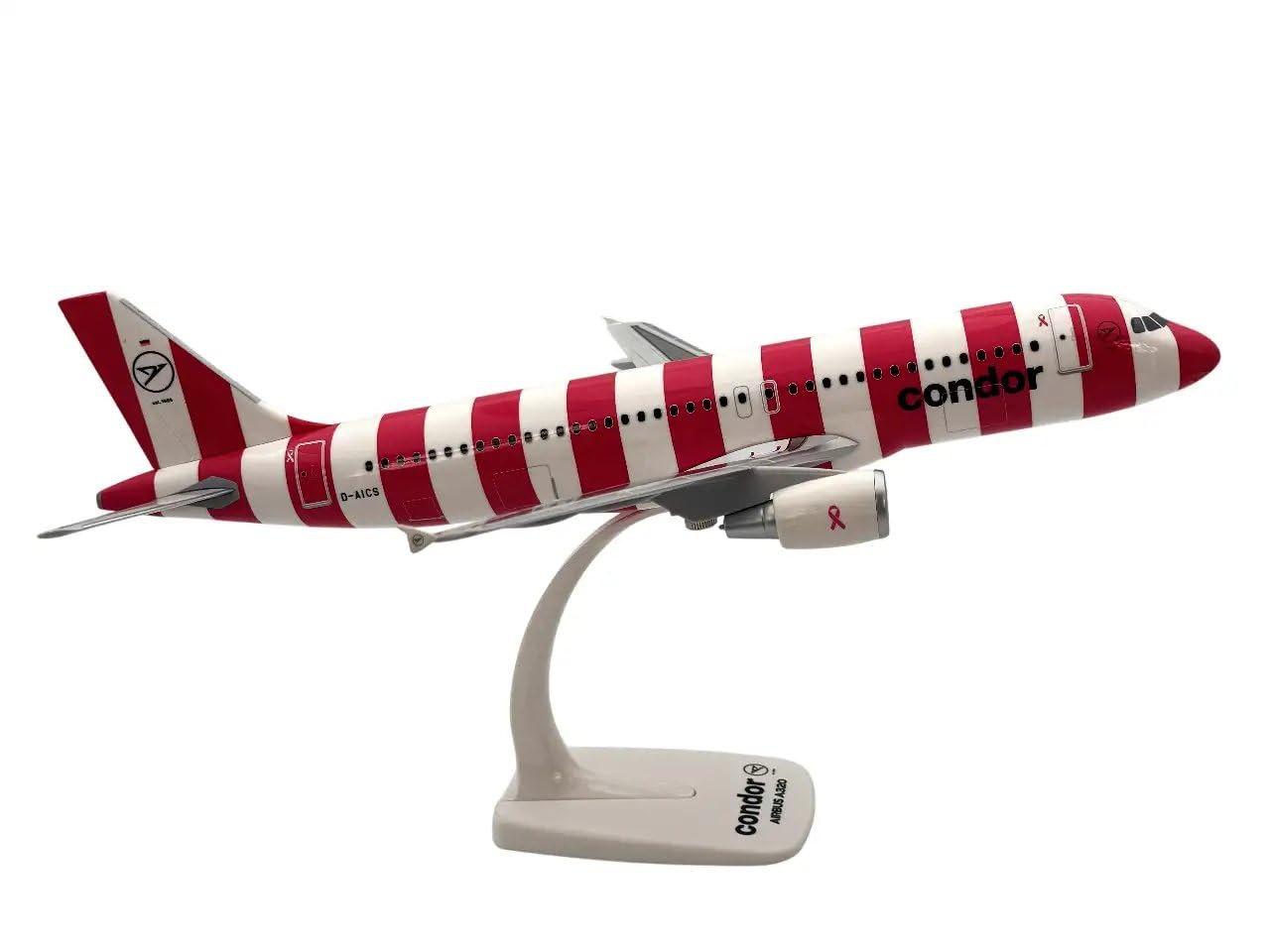 Limox Airbus A320 Condor FlyPink pink Stripes D-AICS 1:100 Modellflugzeug