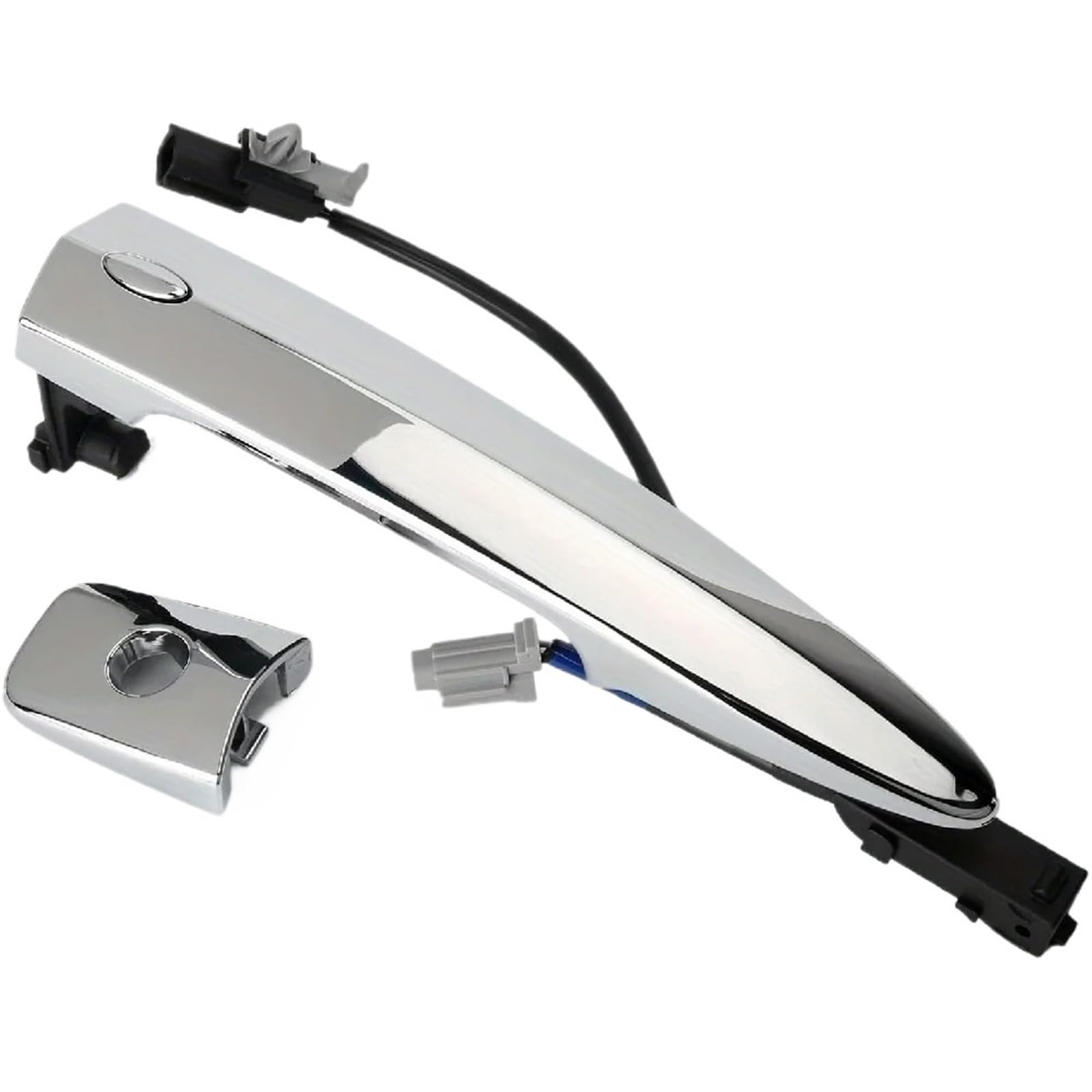 DUHNXUJ Car Door Handle for Nissan for Sentra Exterior Chrome Door Handle Front Left Driver Side