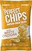 Ips White Cheddar Protein Chips - Nutritious, Gluten Free, Non GMO Snack with Whole Grain Corn & Whey - Healthy Crisps for Kids/Diet - Delicious Cheese Flavor - 4 oz Bags, 6 Count (Packaging may vary)