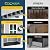 CDCASA 6x3 FT Resin Storage Shed, Waterproof Outdoor Shed with Floor & Window & Lockable Door Included, Outside Plastic Tool Sheds for Garden, Patio, Backyard, Light Gray