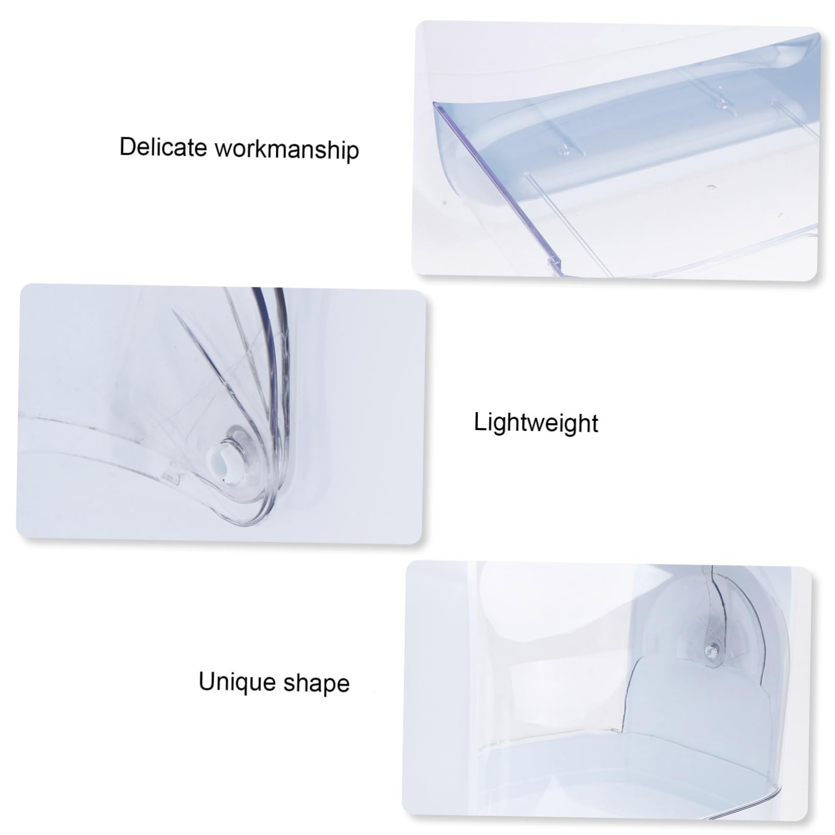Beavorty Box Trucchi Coperchio Antipolvere Contenitore Cosmetici per Bagno e Camera da Letto