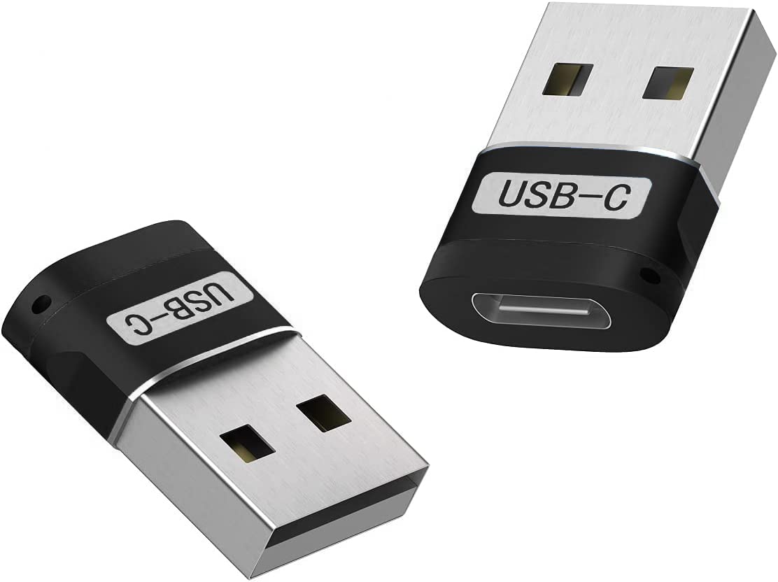 rts USB C to USB Adapter converter ( 2 Pack )Type C USB C Female to USB Male Adapter, Type C Charging Cord Connect USB A Charger for iPhone 14 13 12 11 Pro Max,iPad Pro Air 4 5 Mini 6,Samsung Galaxy S20 S21 S22 Plus,Google Pixel 5 4 XL (Black)-image-11