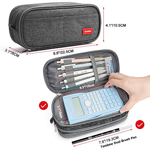 Grote Etui met grote capaciteit Pennenhouder 3 compartimenten Schoolbenodigdheden Briefpapier Make-up tas Geschenk voor… - Afbeelding 4