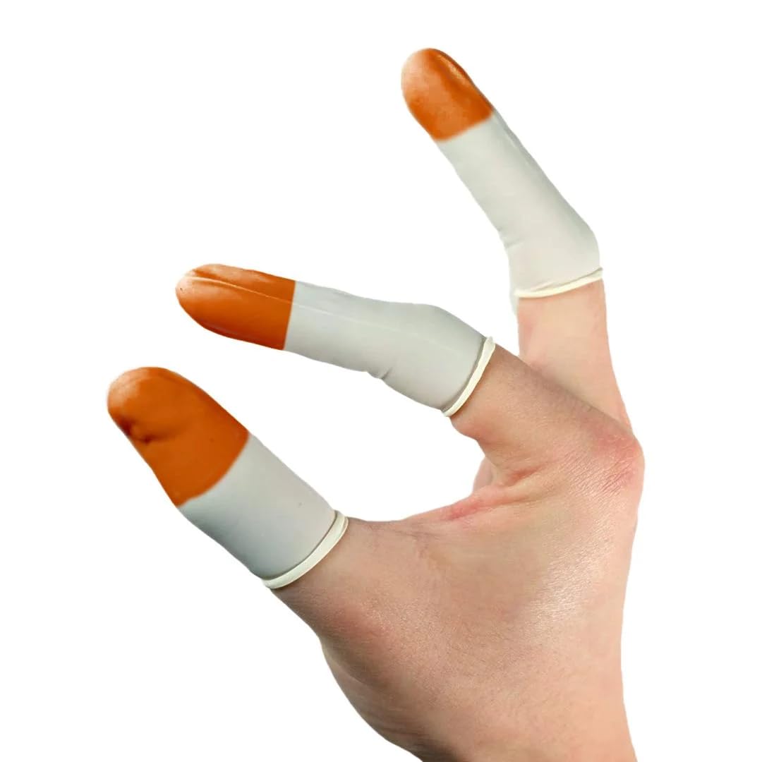 Finger Protector for Kite | Finger Grip for Kite | Reusable Latex Rubber Anti Slip and Static Finger Coat Wet and Dry Safety Fingertip Protective Finger Gloves Protective fingertip Gloves 10pcs-image-42
