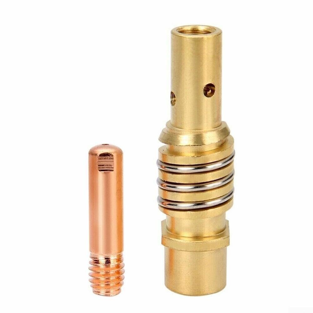 MIG Welding Kit di ricambio per sistemi di torce MB15 15AK, 16 pezzi, inclusi supporti per punte e ugelli in cinque misure standard (1,2 mm)
