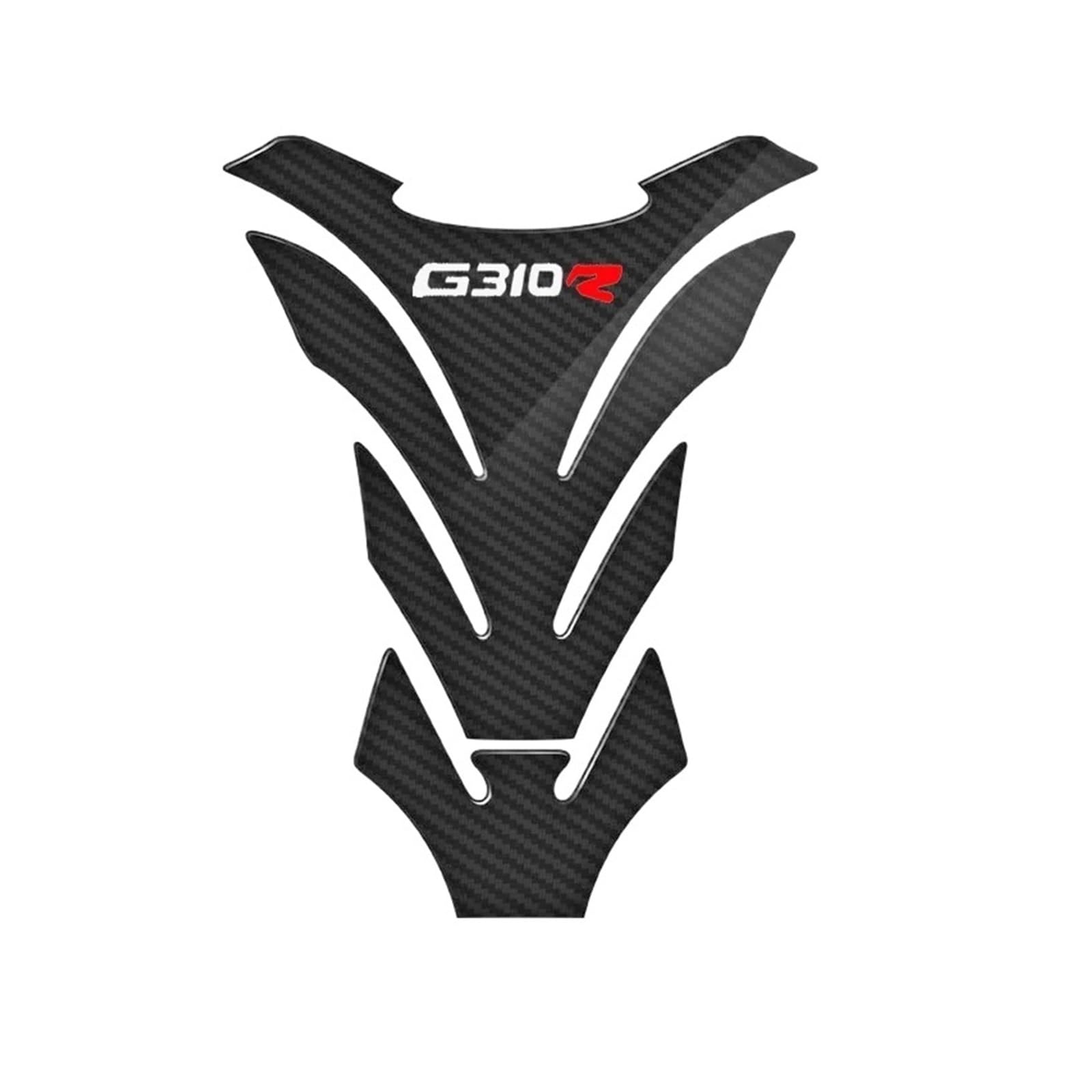 3D Carbon Fiber Motorcycle Fuel Tank Pad Cover Protector Decal Stickers for G310R G 310R Gas Stickers Decals