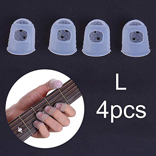 Silikon Finger Schutz, Fingerschutz Rutschfest Silikon Fingerhülle Für Gitarre Spielen...