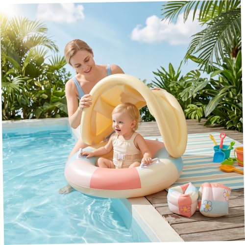Anillo de asiento para piscina infantil que evita vuelcos con mangas flotantes cómodas 5