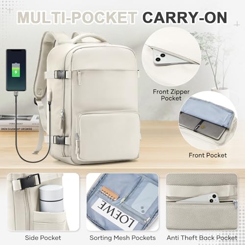 Image of Vacuum Travel Backpack with Compression, Carry on Vacuum Backpacks with Air Pump for Women Men