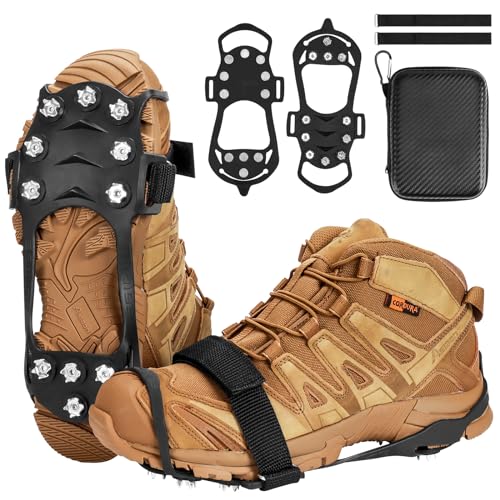 Schuhspikes 1 Paar - Anti-Rutsch Steigeisen Für Eis & Schnee Bis -40°C