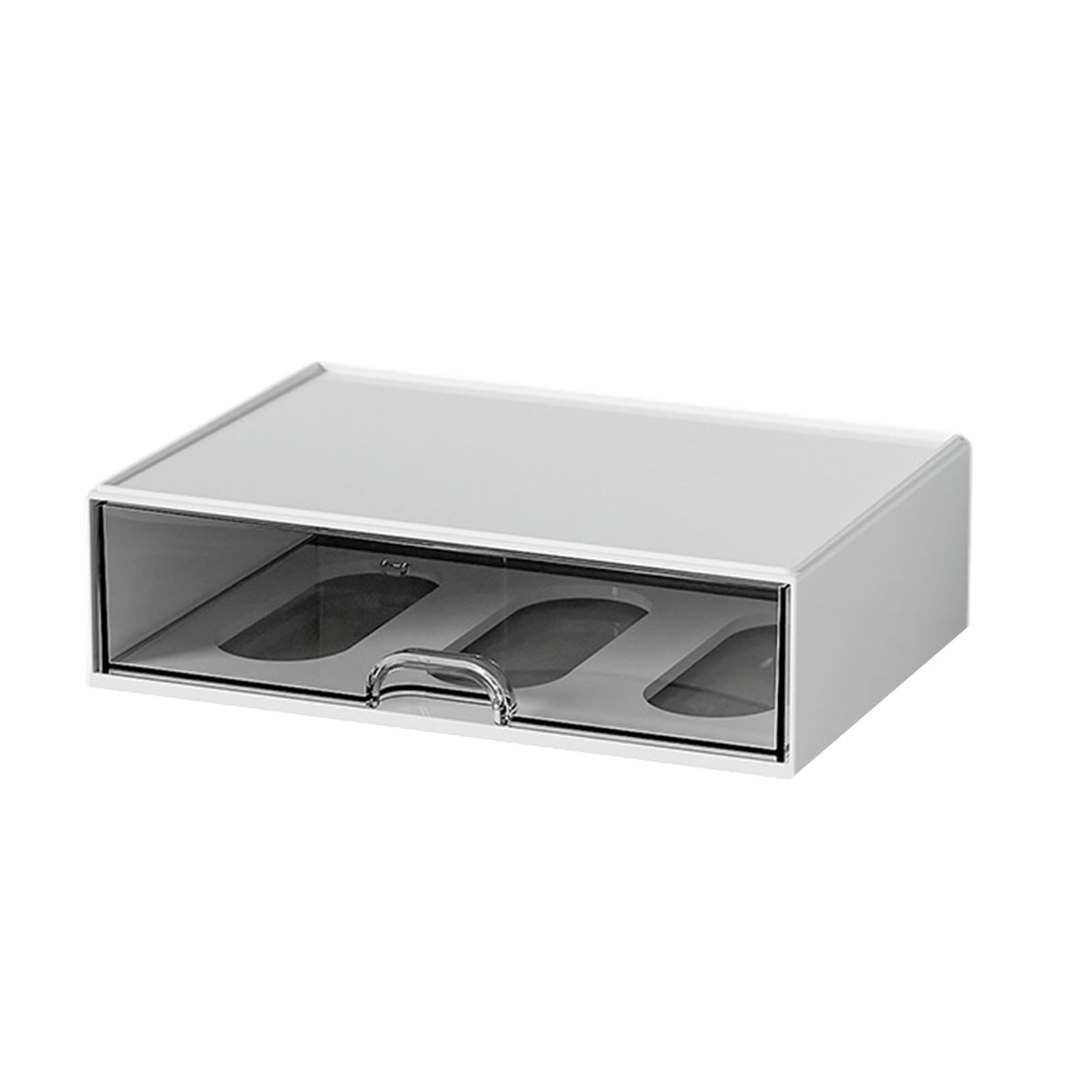 Kalttoy Single Draw Stackable Desk Drawer Desk Drawer Multifunctional Pen Organizers With Sliding Space Saving Desktop Organizers Student