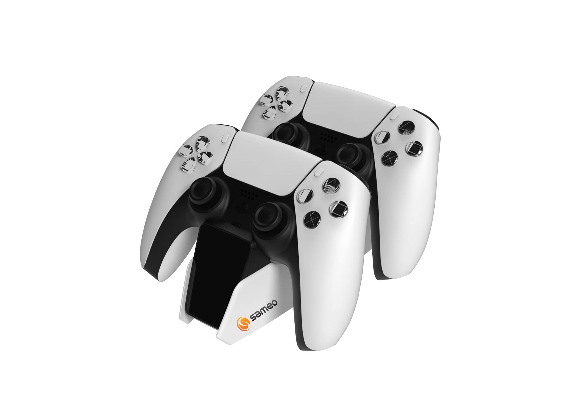 Sameo SG5000 PS5 Controller Charging Station | Compatible with Sony Dualsense Controller | Upgrade Intelligent Safety Chip Protection | LED Indicator with USB-C 2 Hours Fast Charging (B09Q9871S1) Amazon Price History, Amazon Price Tracker