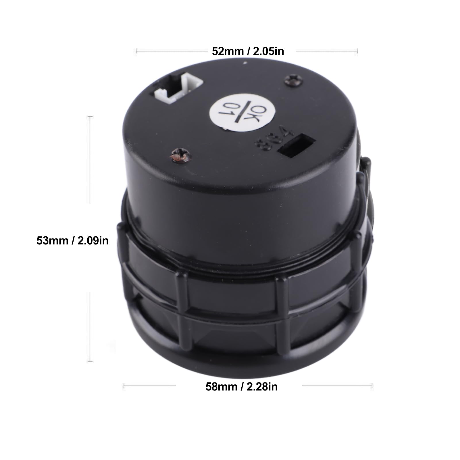Wyświetlacz miernika Turbo Boost Wysoka dokładność 52 mm 30 30 PSI Zakres pomiarowy Białe światło Łatwe do odczytu pokrętło Silnik krokowy szybkiej reakcji do samochodów