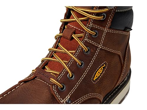 Image of KEEN Utility Men's Cincinnati 6 inch Composite Toe Waterproof 90 Degree Heel Heavy Duty Work Boots