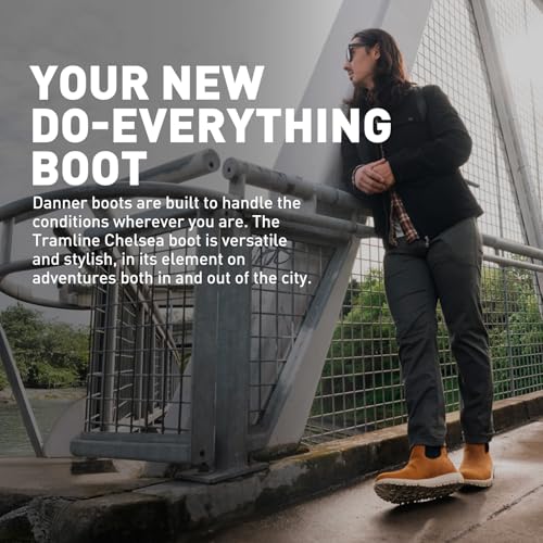 Danner Tramline Chelsea 917 Gore-Tex Men's Boots - Full-Grain Leather, Waterproof, Versatile for City & Adventure3