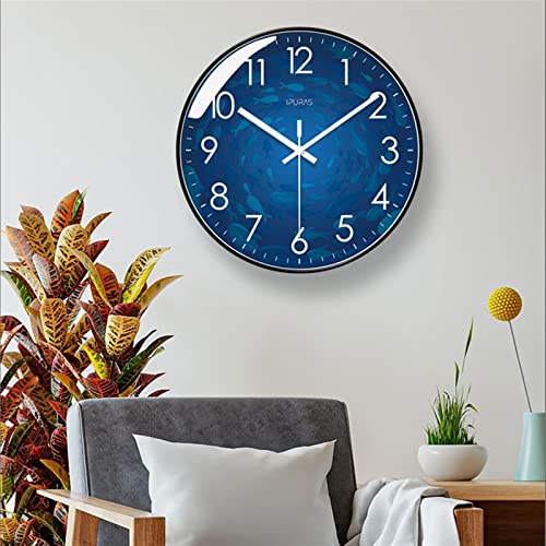 Horloge Murale Silencieuse avec Balayage Secondes Continu - 3