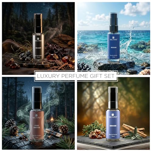 Image of Premium Perfume Gift Set Pack of 10 EDP 10ml Each Long Lasting Luxury Perfume Eau de Parfum (100 ml, Unisex)