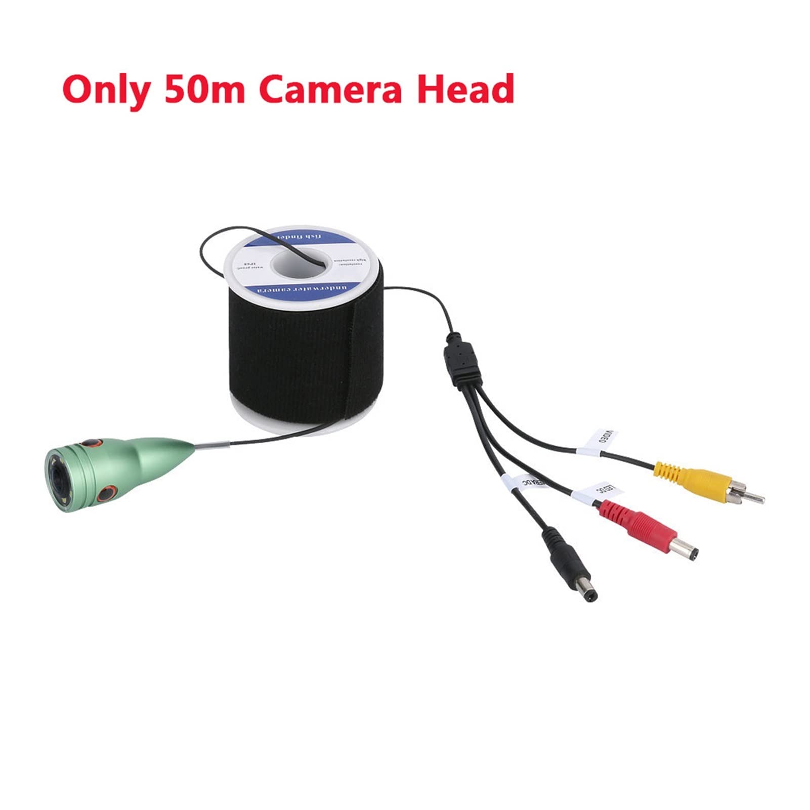 Wykrywacz ryb, 2. 0 M / 30m 50m 100 0TVL Zestaw aparatu wideo podwodnego 6 PCS LED. Światła z 7 "calowy monitor kolorowy