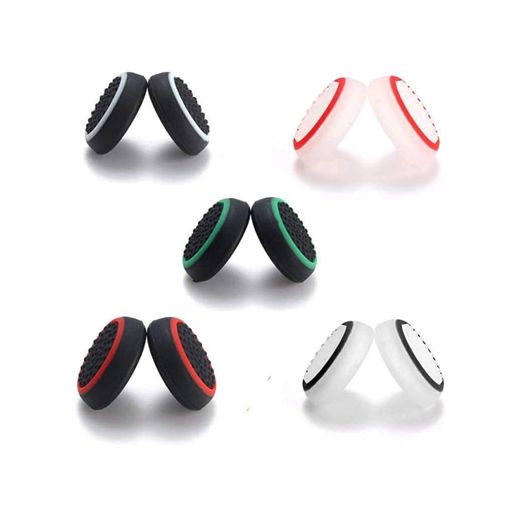 Joystick Thumbstick Cap Attachments Protective Cap Made of Silicone for PS5,PS4, Xbox 360, PS3 Controllers (8 Pairs of Mixed Colors)