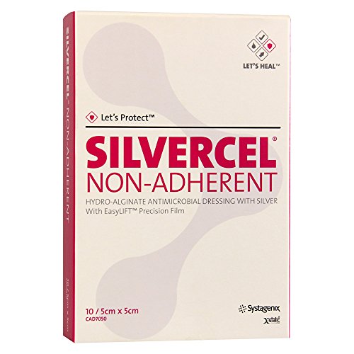 Silvercel D7706 - Medicazione non aderente, 5 cm x...